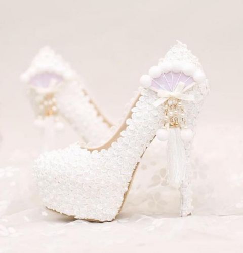 十二星座专属的唯美公主鞋,天秤的小巧可爱,水瓶座的粉嫩十足!