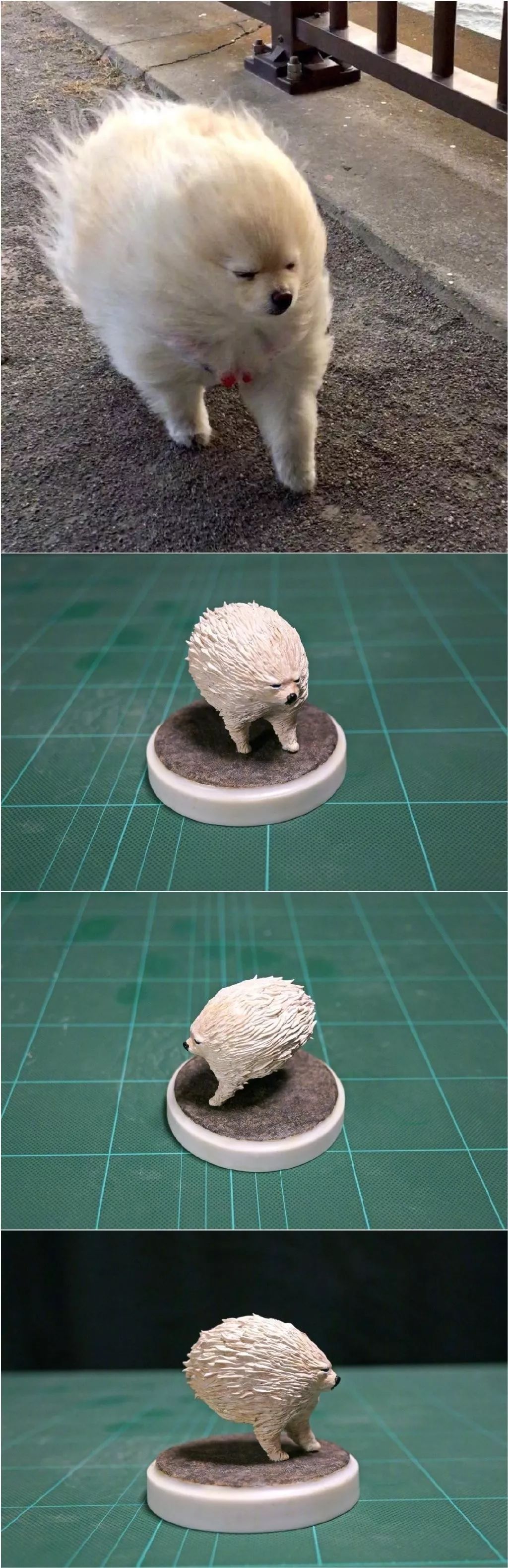 大神把沙雕狗狗图做成了手办这细节也是真实还原了