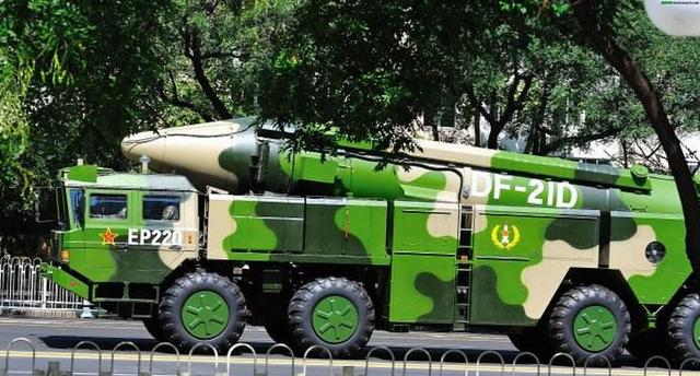 美军完全清楚中国的df-21d导弹穿甲弹头可穿过航母全部十四层甲板