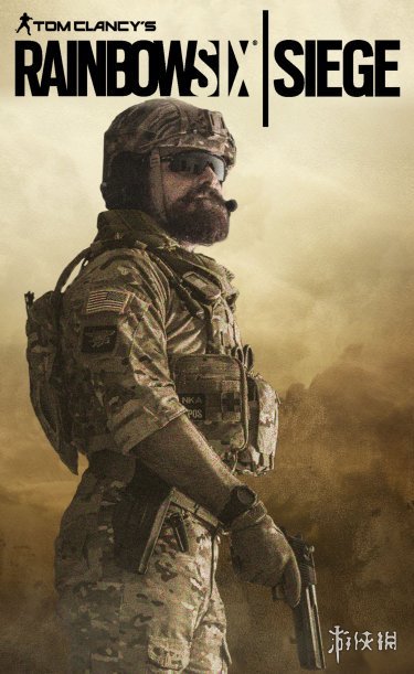 《彩虹六号:围攻》黑胡子cos 叼烟举枪霸气侧漏!