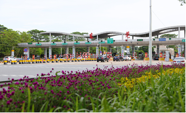 岭南股份添彩东莞 广深高速石鼓出入口颜值大增