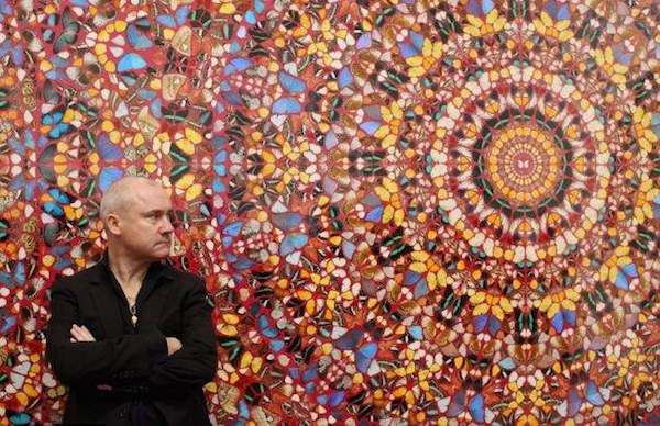 一周艺术人物戈尔戈尼告别大地赫斯特回归蝴蝶