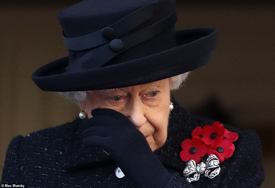 英国举办一战纪念活动 93岁女王现场潸然泪下(图
