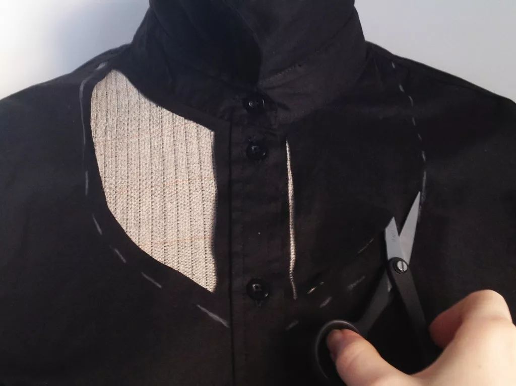 旧衬衫这样剪两刀比新衣服好10倍商场一件卖好几百