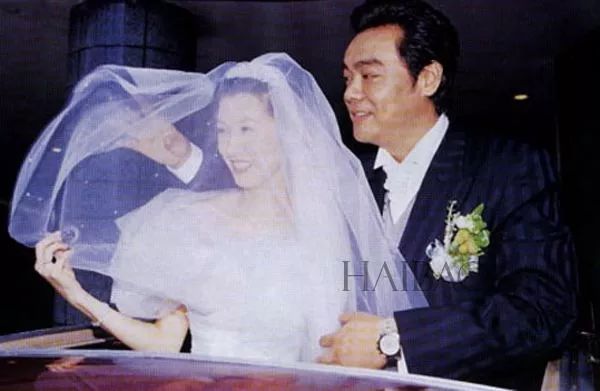 刘青云与郭蔼明婚礼,1999年