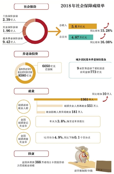 2018年社会保障收获单