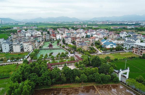 雨后的东阳市巍山镇莘桥头自然村 包康轩 摄