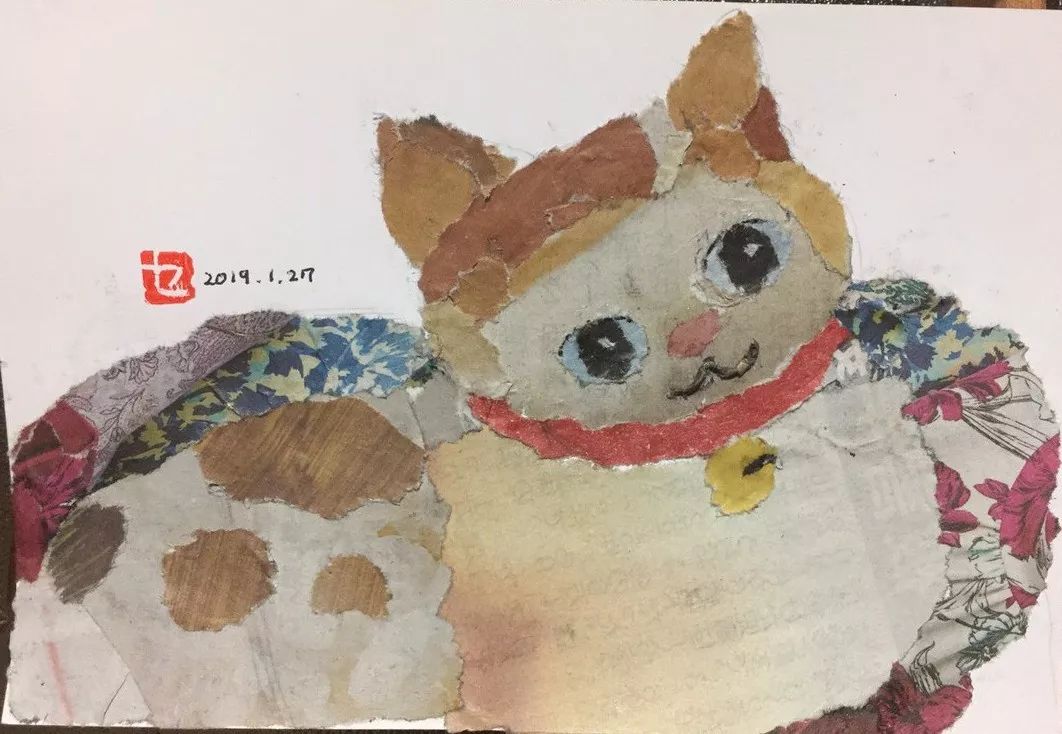 用旧报纸做剪贴画,这位90岁的日本老奶奶太厉害了!
