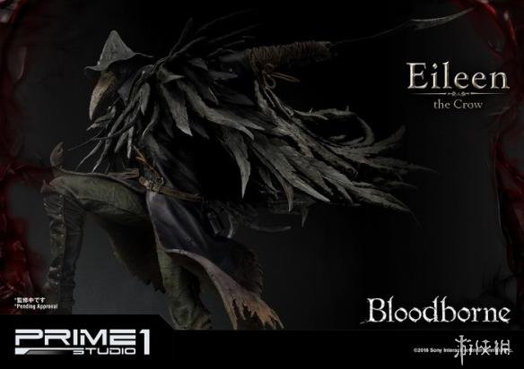 《血源》1/4鸟姐雕像 手提双刃 斗篷飞舞尽显潇洒姿态