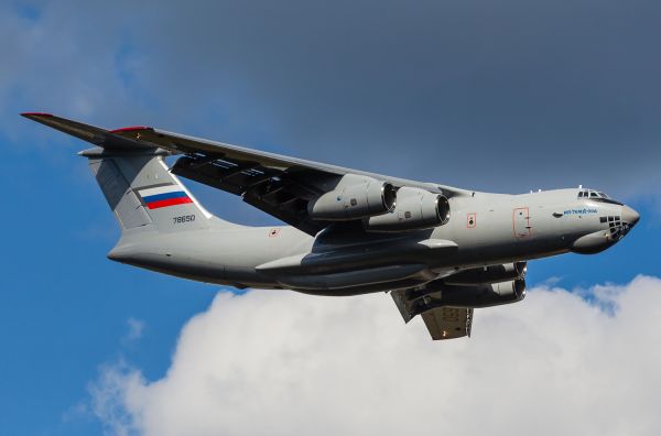 资料图片：俄军伊尔-76MD-90A军用运输机。（图片来源于网络）