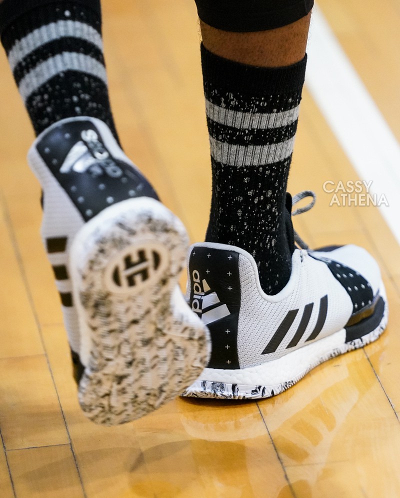 依旧全掌 boost!哈登训练期间上脚最新 harden 3 签名鞋!