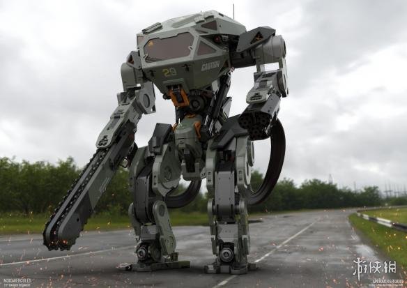国外画师设计未来战争机器 巨型战蝎机器人超科幻!