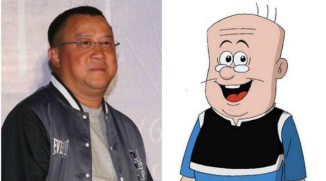 《老夫子》在的大番薯十分相似,让人以为这个动漫人物就是以他为原型