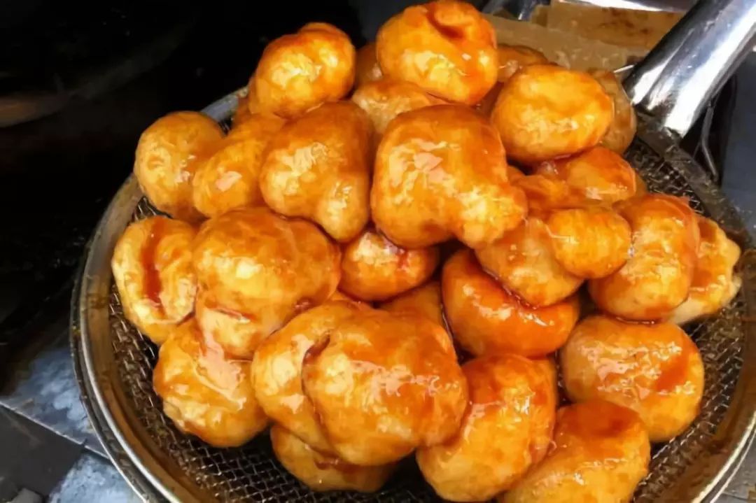 金记糖油坨坨(学院街55号)李公庙糖油粑粑(黄兴中