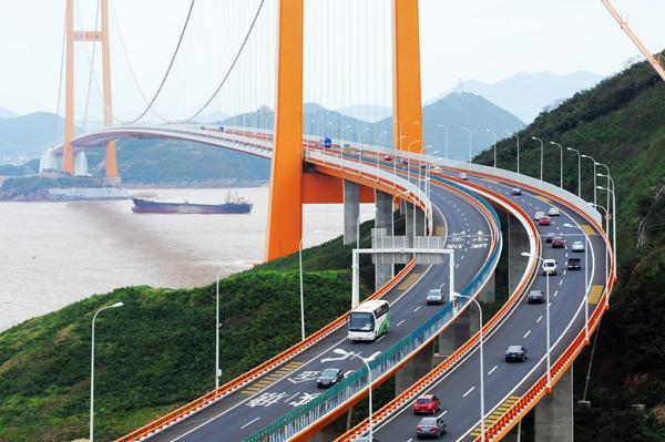 舟山跨海大橋清明免費通行 日流量或突破4.5萬輛次