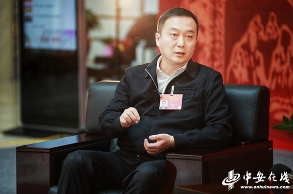 全国人大代表,共青团安徽省委书记孔涛 中安在线 图