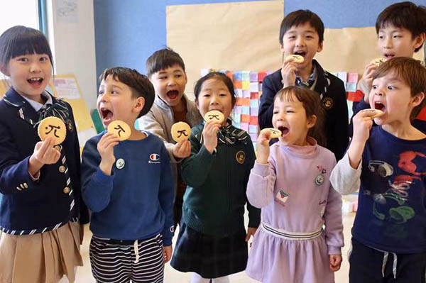 2019年3月14日，宋庆龄学校举行数学节。本文图片均为 董俊 摄