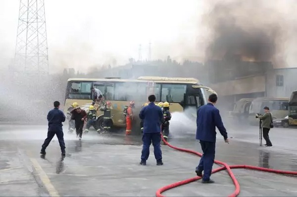 [湖南]湘西州交通运输局组织开展客车燃爆消防