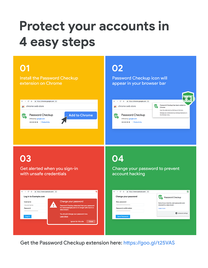 google官方发布chrome扩展passwordcheckup检查密码是否安全