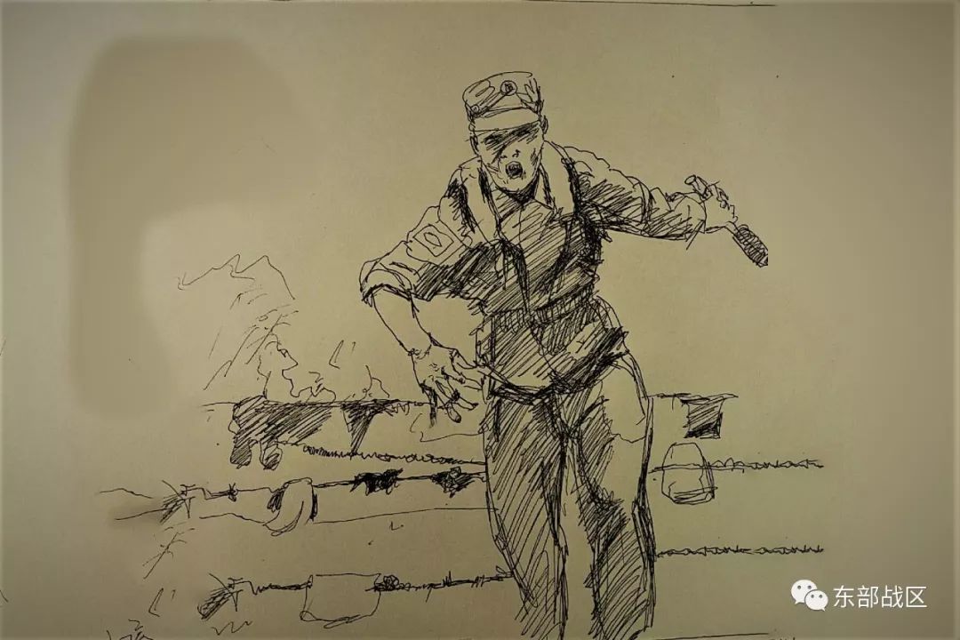 模拟沙滩,匍匐前进