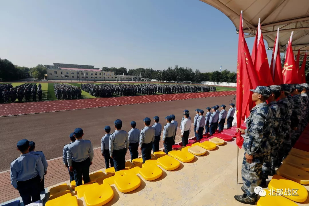 9月18日上午,北部战区空军某装训基地结合纪念"九·一八"国耻日组织