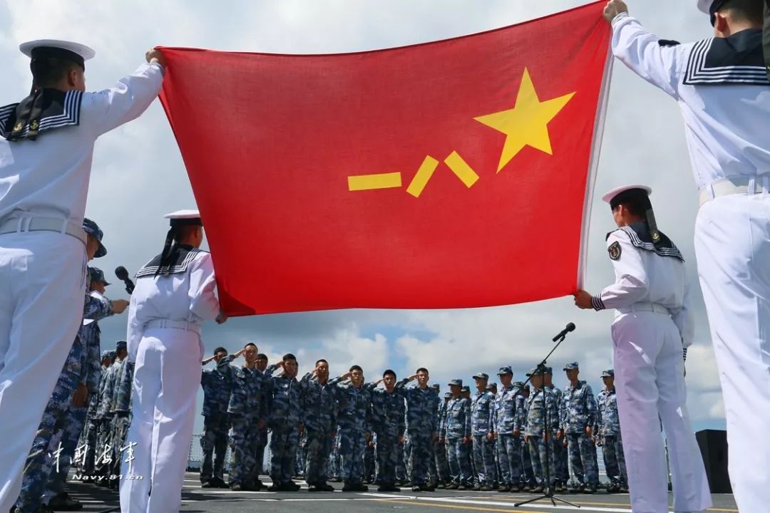 国庆时刻,水兵们写给国与家的海味情话