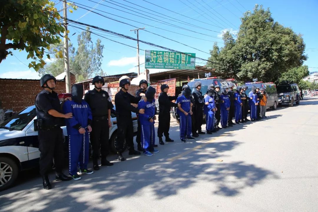 楚雄打掉多个涉黑涉恶犯罪团伙,数十人被抓