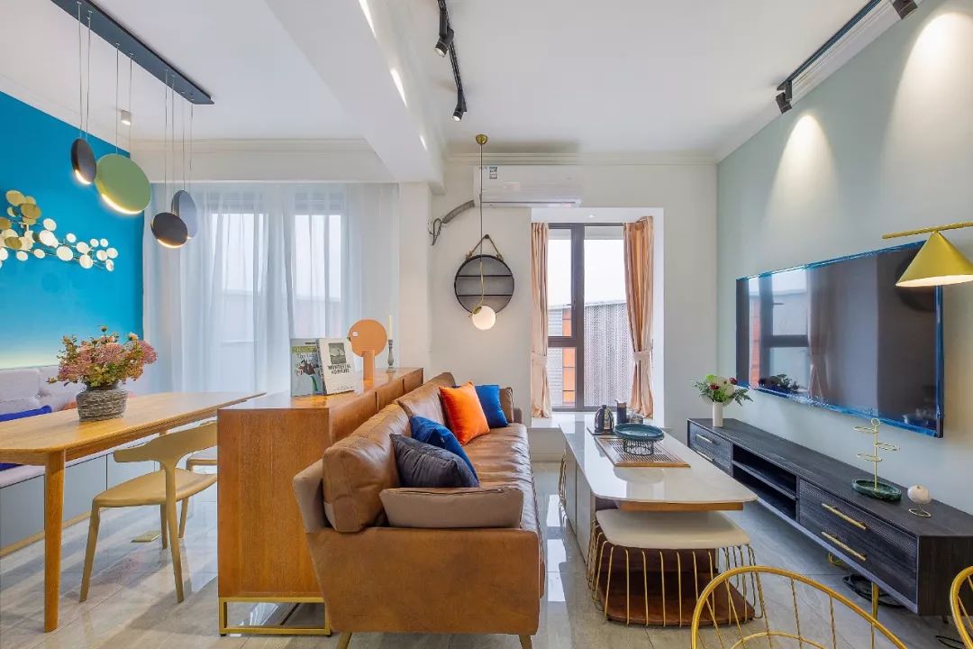 89㎡两室两厅，拆掉几面墙，客餐厅全开放，打造个性时髦小公寓！
