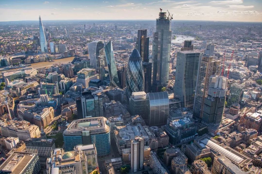 伦敦作为金融城的标志性建筑（来源：新华社）