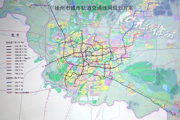 之前的徐州地铁11条线路规划,在官方层面上只有环评公示中的一些文字