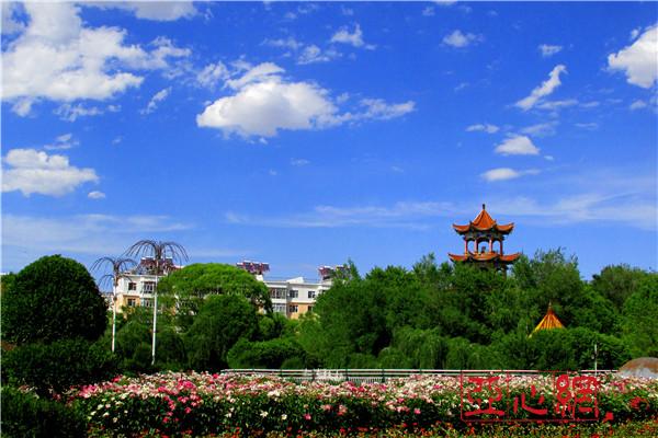 新疆裕民县彰显生态之美