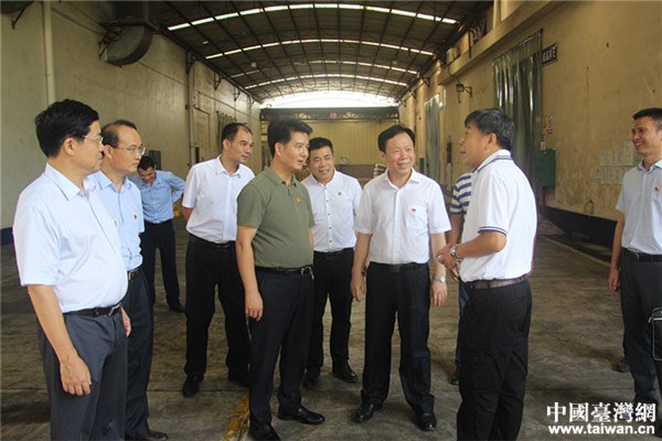 广西领导走访南宁市横县台资企业