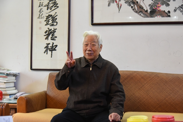 赵焱森在批准采访