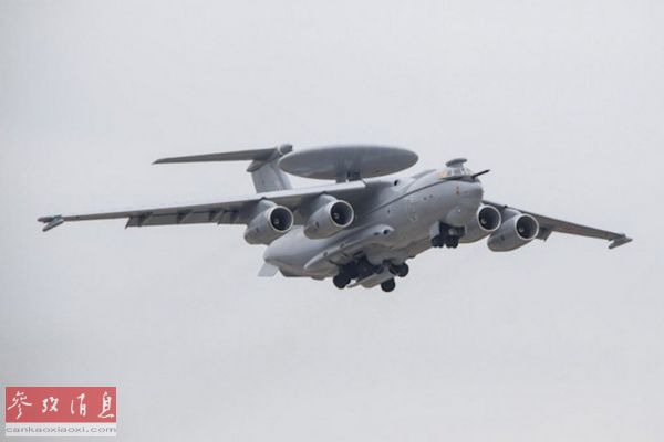 俄军A-100预警机最新试飞资料图。（俄罗斯国防部网站）