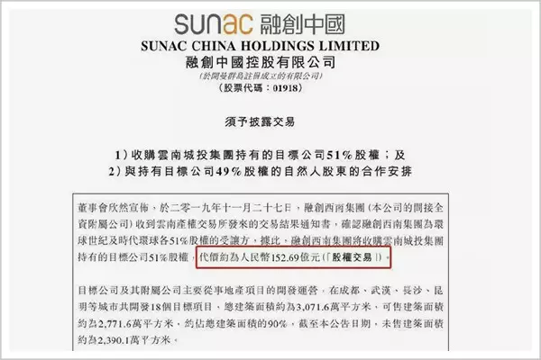 融创孙宏斌 ：花了1000亿清空地产购物车，但我买东西很克制