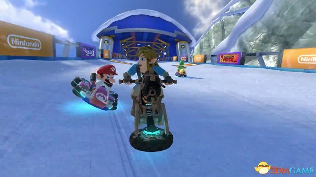 林克驾驶零式摩托乱入《马里奥赛车8:豪华版》_自媒体_新浪游戏_新浪