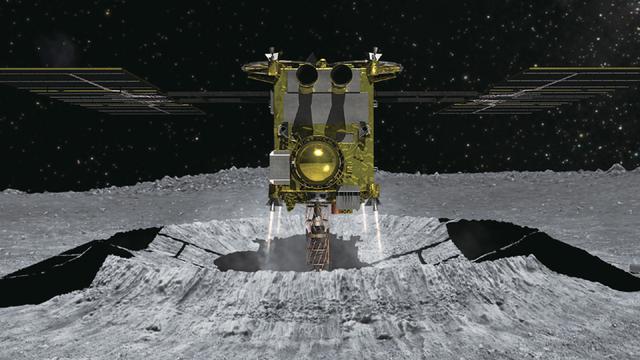 日本隼鸟2号探测器成功着陆小行星