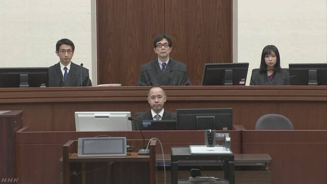 点击查望大图 庭审现场 图丨NHK