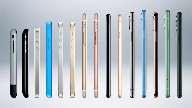 苹果手机iPhone的发展史,从第一代到第十一代,你用过几代?_手机新浪网