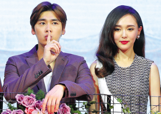 《活色生香》昨日在京郊举行开播会,八大主演李易峰,唐嫣,陈伟霆,舒畅