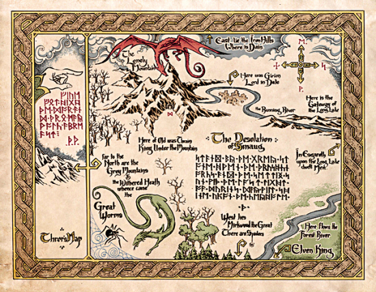 托尔金为中土世界构筑历史,绘制地图,创造众多有族谱可供追溯的皱族