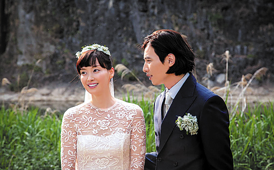 元斌李娜英婚礼现场照唯美