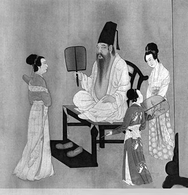 《韩熙载夜宴图》局部