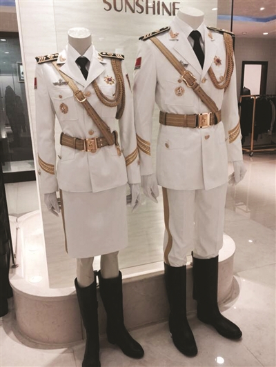 阅兵三军仪仗队礼服江苏造