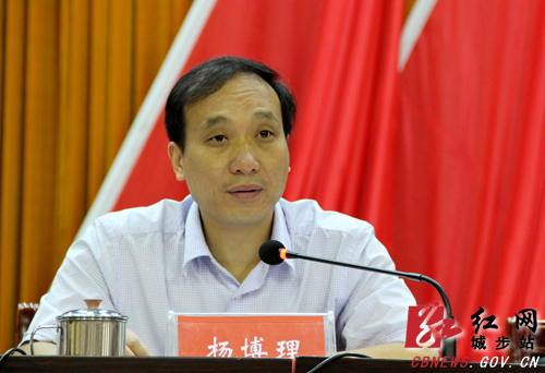 城步县委书记罗建南在会上作重要讲话.