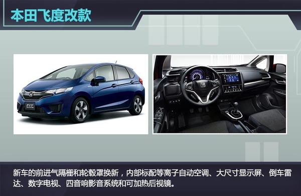 本田改款飞度即将上市 搭载1.3升发动机