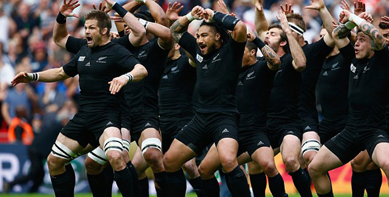 新西兰球队赛场上跳毛利战舞 视频吸引1100万