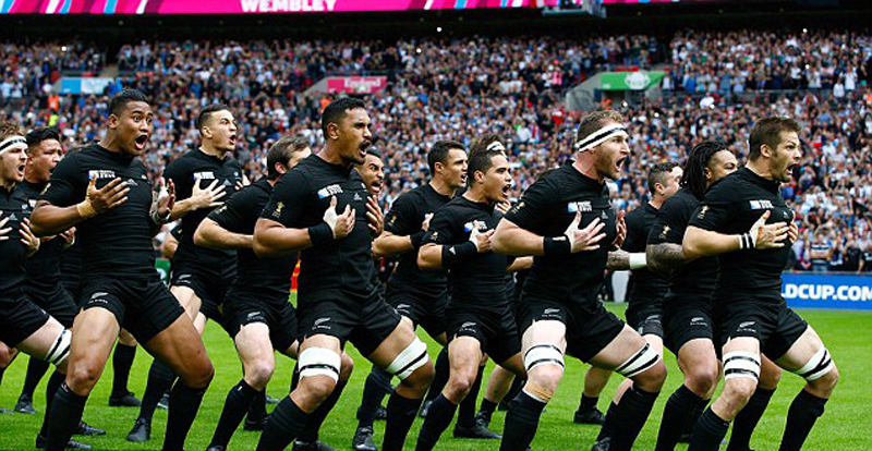 新西兰球队赛场上跳毛利战舞 视频吸引1100万