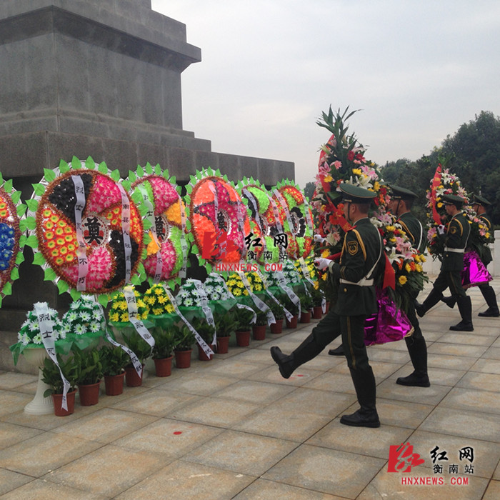 衡南县举行烈士纪念日公祭活动