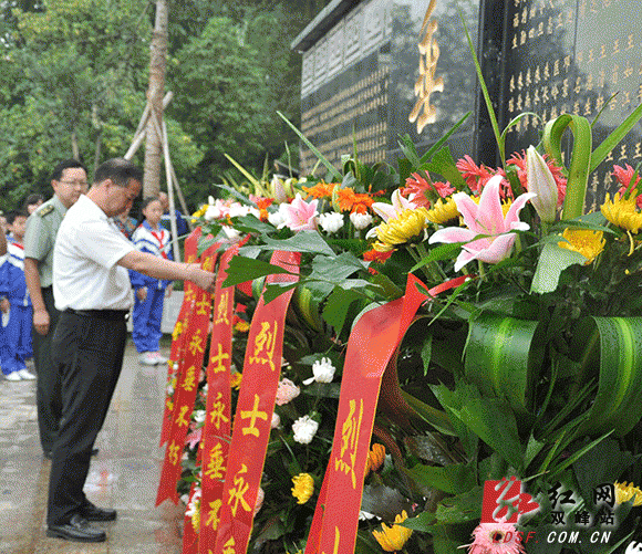 双峰县举行烈士公祭活动